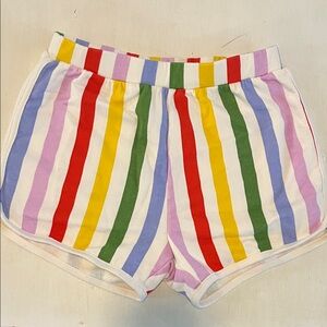 Hanna Andersson Multicolor Striped Athletic Shorts
